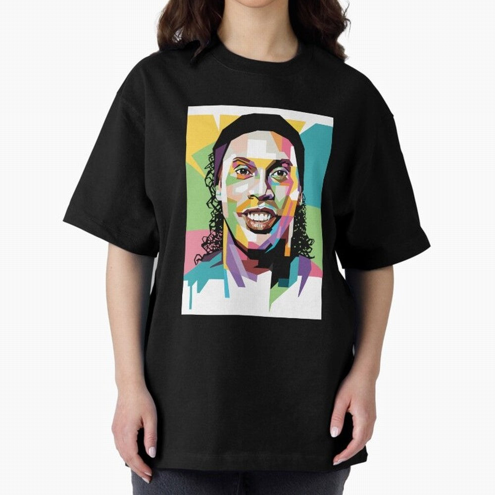 Ronaldo ¨C Legendary Football Star & GOAT Artwork Oversized T-Shirt Keep the Legacy of the FIFA World Cup 2026 USA Canada Mexico Journey through Mbappe Highlights, Brazil Pride, Stadium Chants, National Pride, Trophy Dreams and Unforgettable