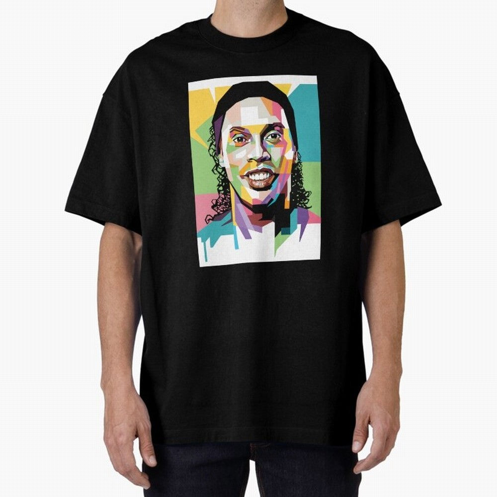 Ronaldo ¨C Legendary Football Star & GOAT Artwork Oversized T-Shirt Keep the Legacy of the FIFA World Cup 2026 USA Canada Mexico Journey through Mbappe Highlights, Brazil Pride, Stadium Chants, National Pride, Trophy Dreams and Unforgettable