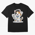 Kitten - Ucl Tittle | Ronaldo Oversized T-Shirt Carry National Pride through FIFA World Cup 2026 USA Canada Mexico Spirit, Filled with England and Germany, Messi, CR7 and Mbappe, Sports Nostalgia, International Competition, Famous Players and