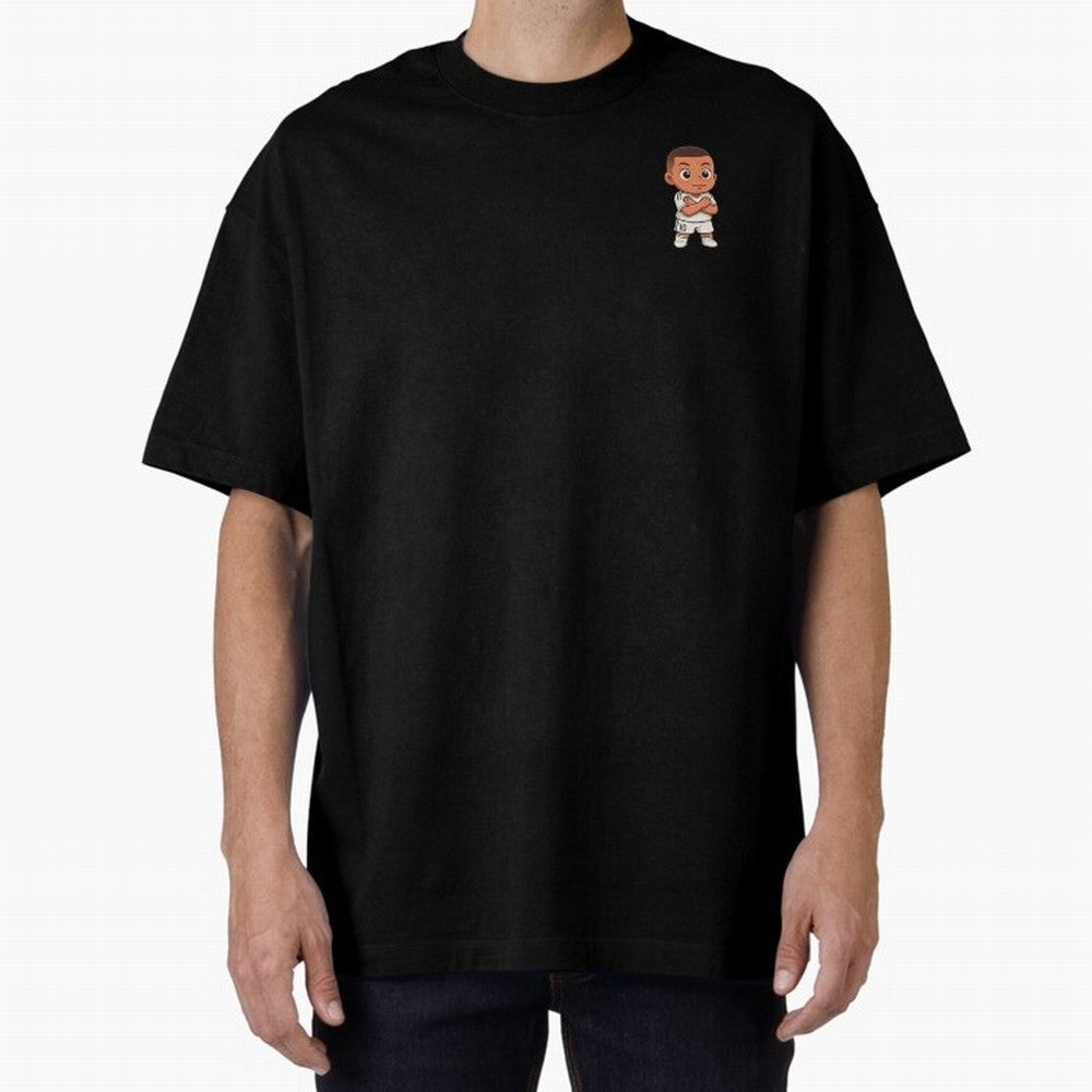 KYLIAN MBAPPE REAL MADRID CELEBRATION | CHIBI STICKER Oversized T-Shirt Fuel Your Fan Pride for FIFA World Cup 2026 Group Stage Celebrating Messi, Neymar and Mbappe, England and Germany Energy, Sports Nostalgia, International Competition, Famous