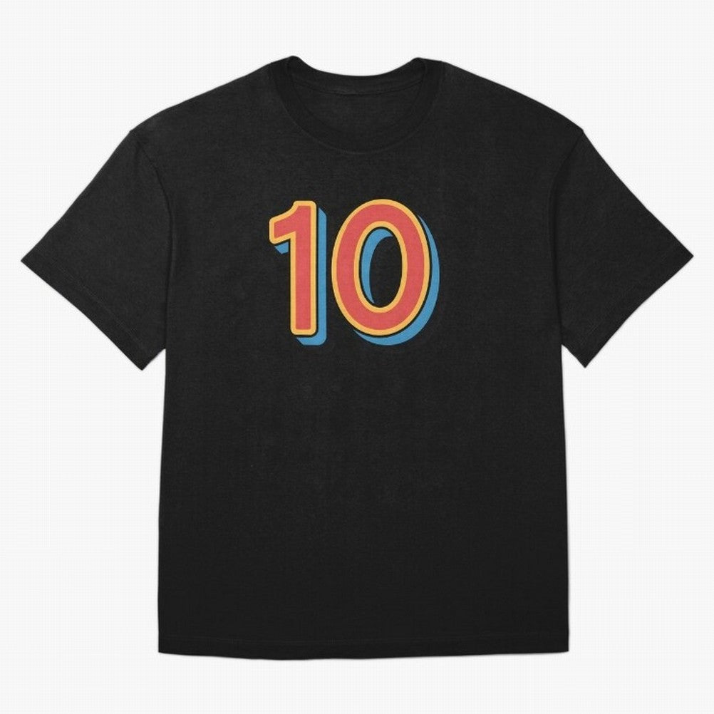 Number 10 Oversized T-Shirt Honor the Football Icons of the FIFA World Cup 2026 Group Stage Journey through Messi, Neymar and Mbappe Highlights, Argentina Pride, Soccer Culture, Superstar Moments, National Team Dreams and Competitive Fire; Created