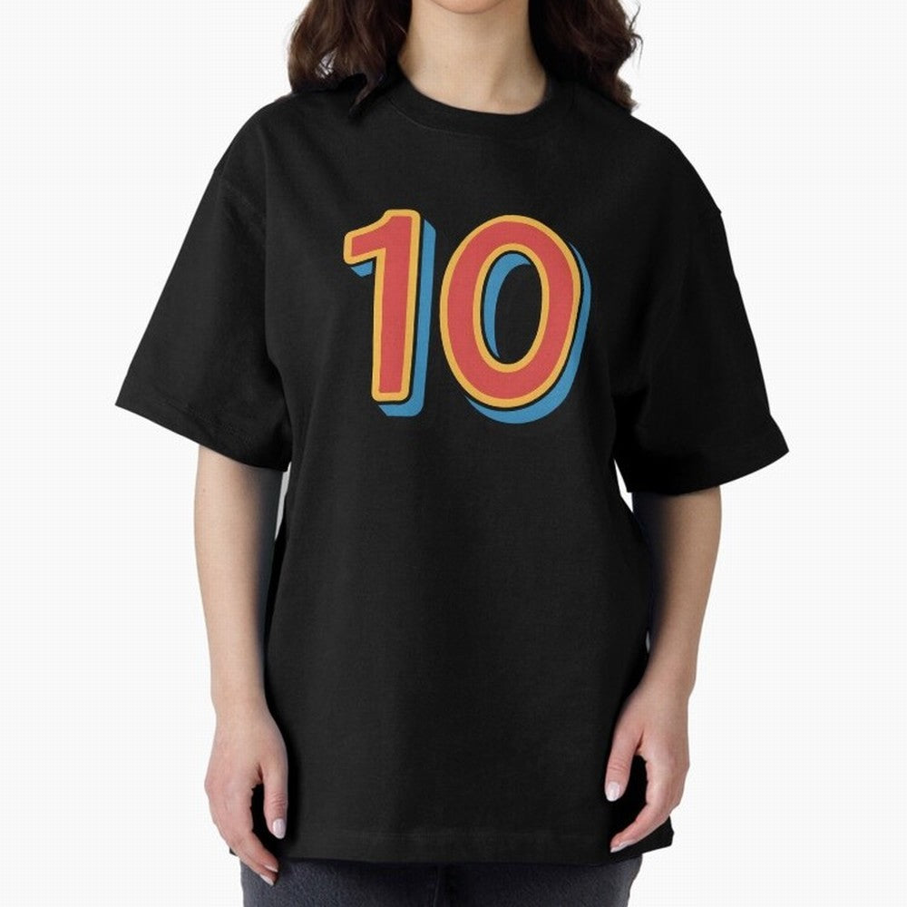 Number 10 Oversized T-Shirt Honor the Football Icons of the FIFA World Cup 2026 Group Stage Journey through Messi, Neymar and Mbappe Highlights, Argentina Pride, Soccer Culture, Superstar Moments, National Team Dreams and Competitive Fire; Created