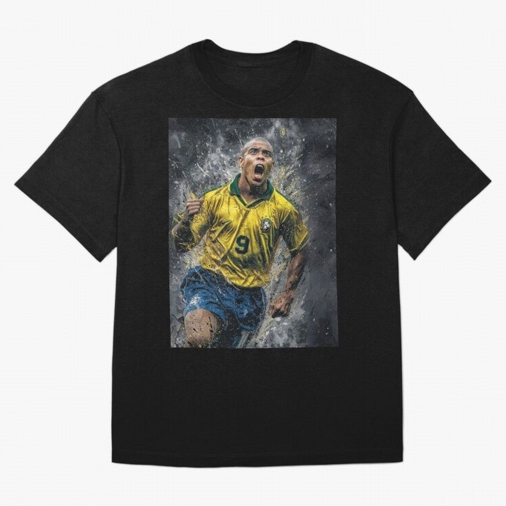 Ronaldo Naz¨¢rio - Il Fenomeno (Brazil) Oversized T-Shirt Honor Champions and Dreams in Match Day Hype around FIFA World Cup 2026 Group Stage, Cristiano Ronaldo, Argentina, Goal Celebration Energy, Supporter Heritage, Football Icons and Worldwide