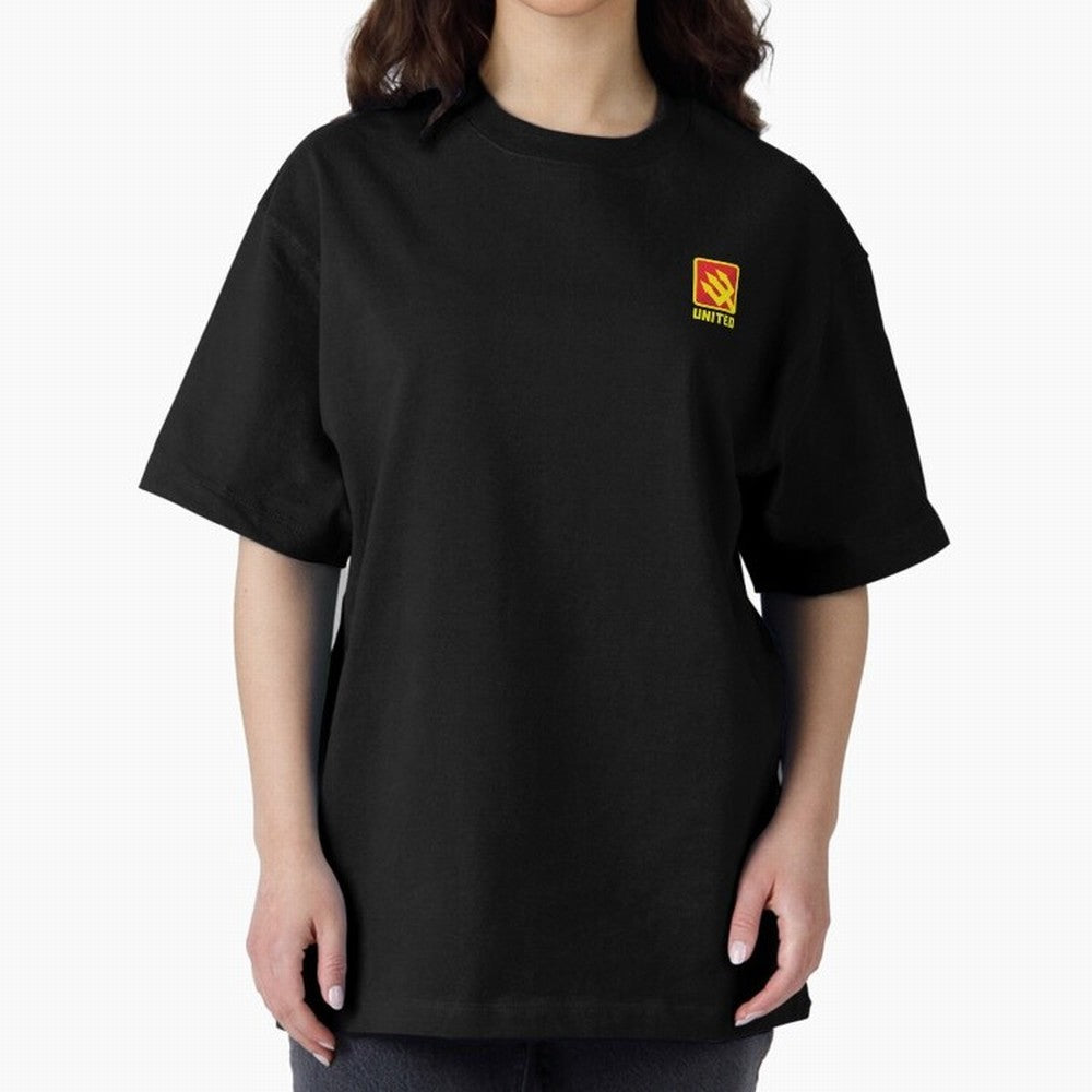 Manchester United Minimal Badge Oversized T-Shirt Bring Home FIFA World Cup 2026 Group Stage Spirit, Celebrating England, France and Netherlands, Neymar, Haaland and Cristiano Ronaldo, Supporter Pride, Iconic Celebrations, Legendary Names and