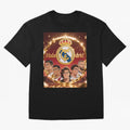 Estrellas del Real Madrid Oversized T-Shirt Create FIFA World Cup 2026 for Fans of Messi, Neymar and Mbappe and Spain, Bringing Championship Spirit, Famous Goals, Roaring Crowds and International Football Unity; Great for Watch Parties, Sports