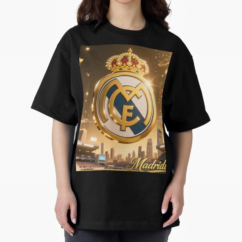Madridistas Oversized T-Shirt Feel FIFA World Cup 2026 Group Stage for Fans of Mbappe and Neymar and Germany, Bringing Worldwide Fan Energy, Dramatic Goals, Stadium Lights and Championship Celebrations; Perfect for Supporters Who Want Bold Football