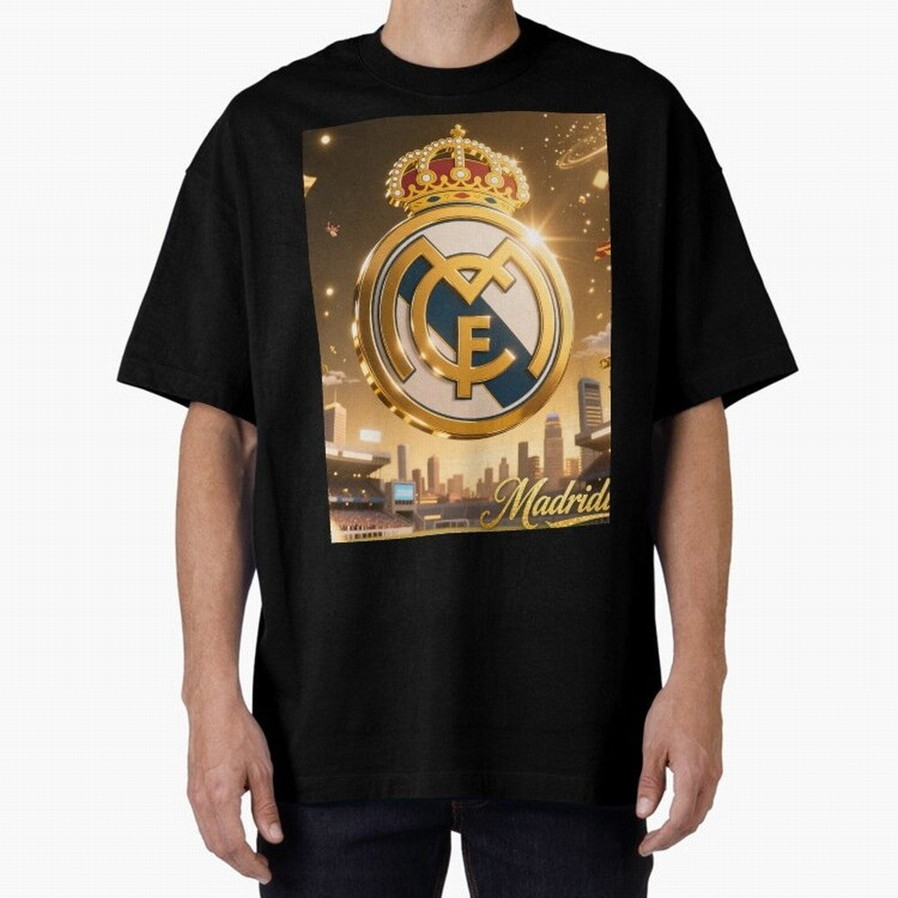 Madridistas Oversized T-Shirt Feel FIFA World Cup 2026 Group Stage for Fans of Mbappe and Neymar and Germany, Bringing Worldwide Fan Energy, Dramatic Goals, Stadium Lights and Championship Celebrations; Perfect for Supporters Who Want Bold Football