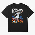 Hirving Lozano San Diego FC Oversized T-Shirt Show Passion for the Stars of Global Football Passion for FIFA World Cup 2026 USA Canada Mexico, Celebrating Mbappe and Neymar, England, France and Netherlands, Football Passion, Legendary Performances,