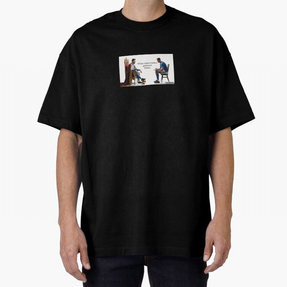 Messi and Ronaldo Oversized T-Shirt Show Love for Legendary Goals in the FIFA World Cup 2026 Journey through Mbappe Highlights, France and Portugal Pride, Supporter Pride, Iconic Celebrations, Legendary Names and Global Match Day Energy; Ideal for