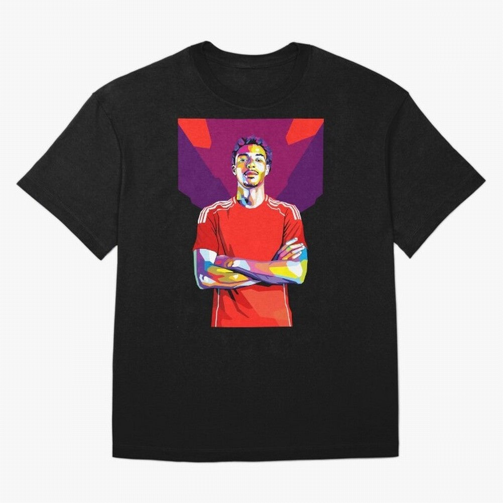 Ekitike in WPAP Style Oversized T-Shirt Feel International Energy from Global Football Passion for FIFA World Cup 2026, Inspired by Neymar, Haaland and Cristiano Ronaldo, France and Portugal, Fan Favorite Moments, National Team Passion, Big Match