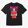 Ekitike in WPAP Style Oversized T-Shirt Feel International Energy from Global Football Passion for FIFA World Cup 2026, Inspired by Neymar, Haaland and Cristiano Ronaldo, France and Portugal, Fan Favorite Moments, National Team Passion, Big Match