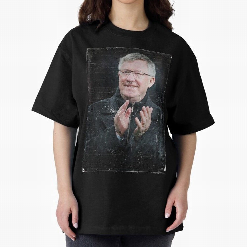Sir Alex Ferguson Oversized T-Shirt Carry National Pride through FIFA World Cup 2026 Group Stage Spirit, Capturing Brazil, Messi, Neymar and Mbappe, Fan Favorite Moments, National Team Passion, Big Match Drama and Soccer History; Ideal for