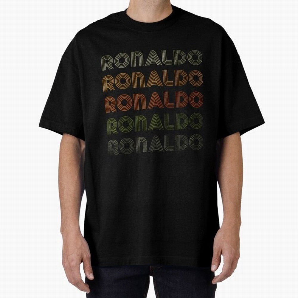 Love Heart Ronaldo Tee GrungeVintage Style Black Ronaldo Oversized T-Shirt Share the FIFA World Cup 2026 Journey through Messi, Neymar and Mbappe Highlights, France Pride, Champion Mindset, Group Stage Buzz, Knockout Tension and Passionate Fan