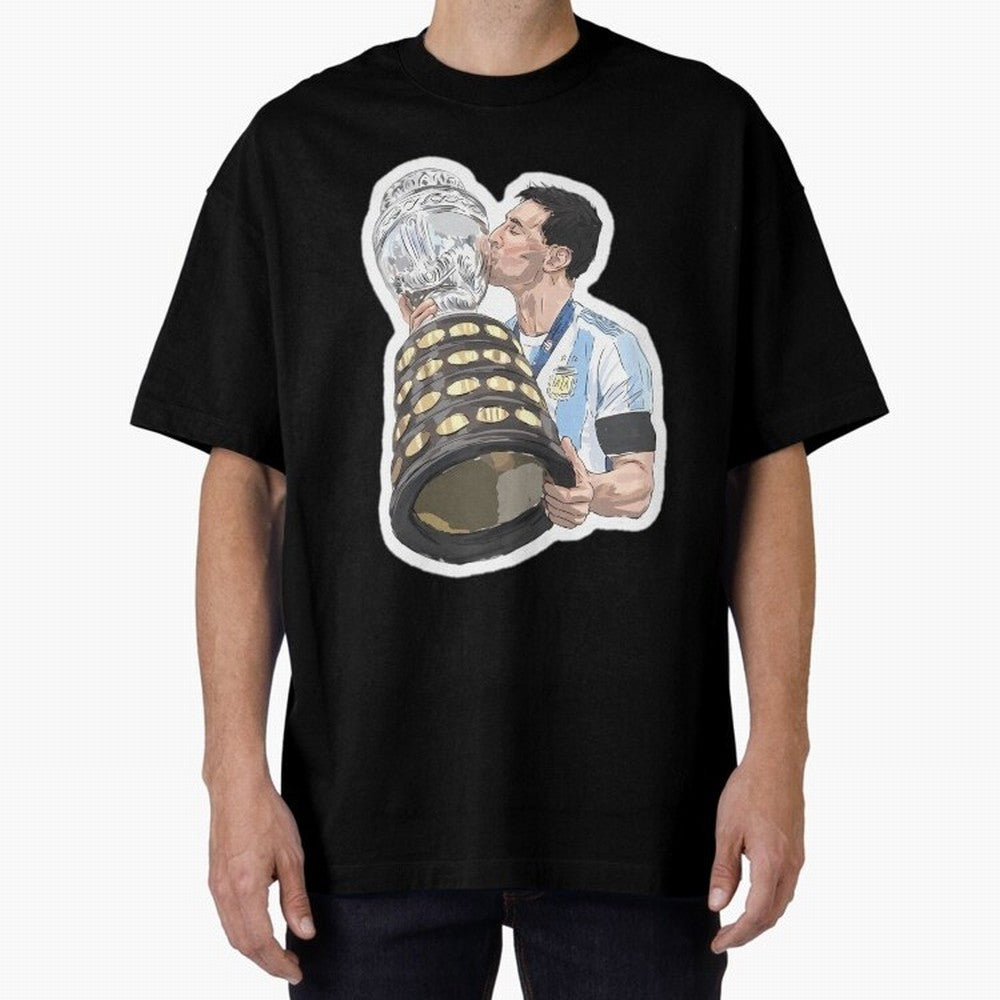 Messi and World Cup Oversized T-Shirt Honor Football Greatness during FIFA World Cup 2026 USA Canada Mexico Built around Mbappe, France Energy, Stadium Memories, Football Loyalty, International Chants and Championship Tradition; Ideal for