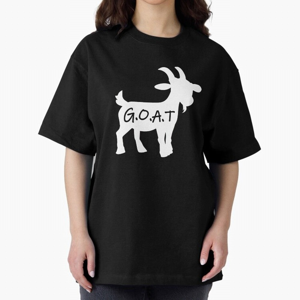 GOAT Oversized T-Shirt Celebrate the Stars of FIFA World Cup 2026 Spirit, Capturing England, Cristiano Ronaldo, Haaland and CR7, Match Day Excitement, Supporter Culture, Golden Goals and Global Football Passion; Perfect for People Who Love