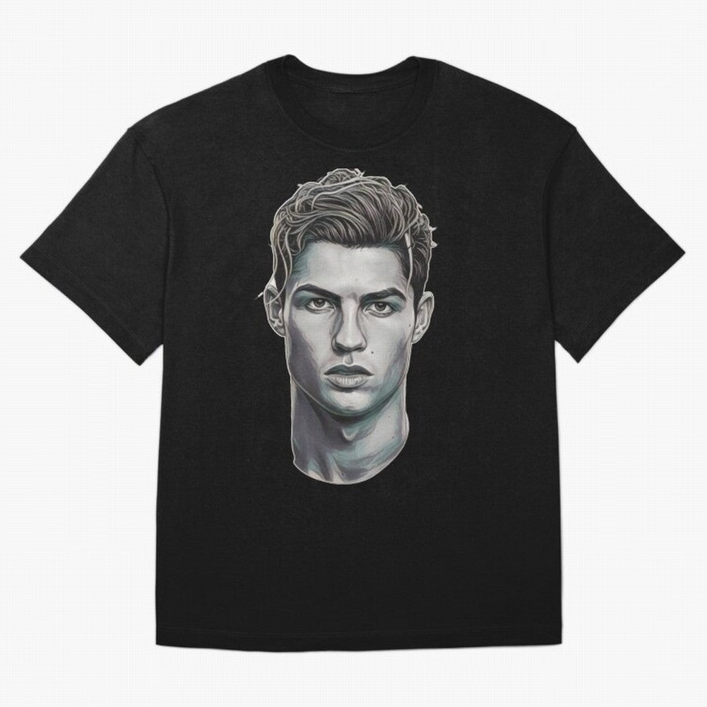 Ronaldo drawing 2008 Oversized T-Shirt Upgrade Match Day Hype around FIFA World Cup 2026 USA Canada Mexico, CR7, Brazil, Portugal and Argentina, Worldwide Fan Energy, Dramatic Goals, Stadium Lights and Championship Celebrations; Created for Match