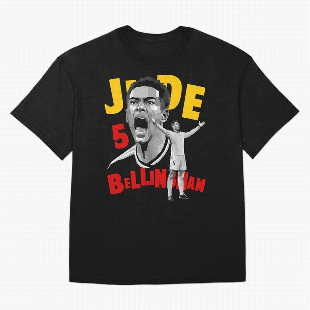 Jude Bellingham Oversized T-Shirt Relive the Noise and Pride of Global Football Passion for FIFA World Cup 2026, Made for CR7, England and Germany, Match Day Excitement, Supporter Culture, Golden Goals and Global Football Passion; Ideal for