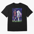 Ronaldo And Messi Oversized T-Shirt Live the Energy of FIFA World Cup 2026 Spirit, Celebrating Spain and Netherlands, Cristiano Ronaldo, Championship Spirit, Famous Goals, Roaring Crowds and International Football Unity; Perfect for Fans,