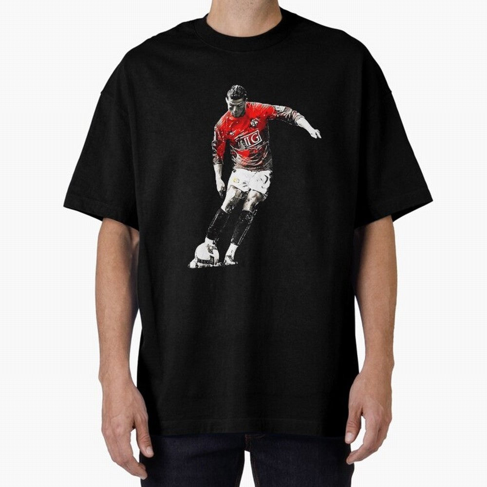CR7 Artwork For Soccer Fans Gift For Football Lovers Oversized T-Shirt Bring Trophy Dreams to Match Day Hype around FIFA World Cup 2026 USA Canada Mexico, Messi, England, Supporter Pride, Iconic Celebrations, Legendary Names and Global Match Day