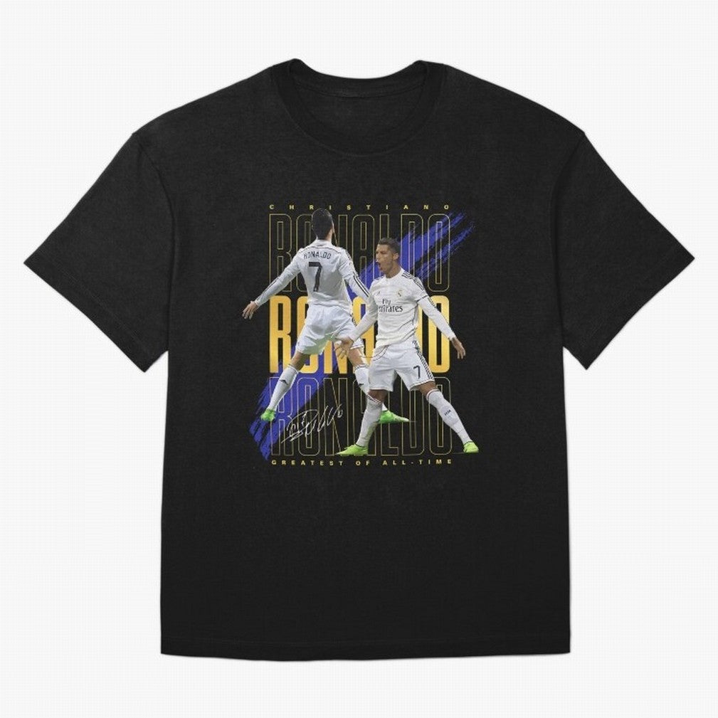 Ronaldo Soccer Legend Design For Football Fans Gift For Sports Enthusiasts Oversized T-Shirt Show Match Day Excitement for FIFA World Cup 2026 Spirit, with England, Messi and Cristiano Ronaldo, Football Festival Excitement, Trophy Ambitions,