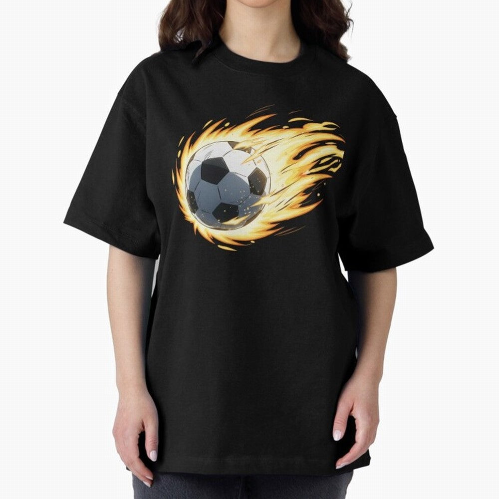 Soccer anime Oversized T-Shirt Represent the Passion of FIFA World Cup 2026 Centered on Cristiano Ronaldo, England and Germany Energy, Champion Mindset, Group Stage Buzz, Knockout Tension and Passionate Fan Culture; Made for Die Hard Supporters,