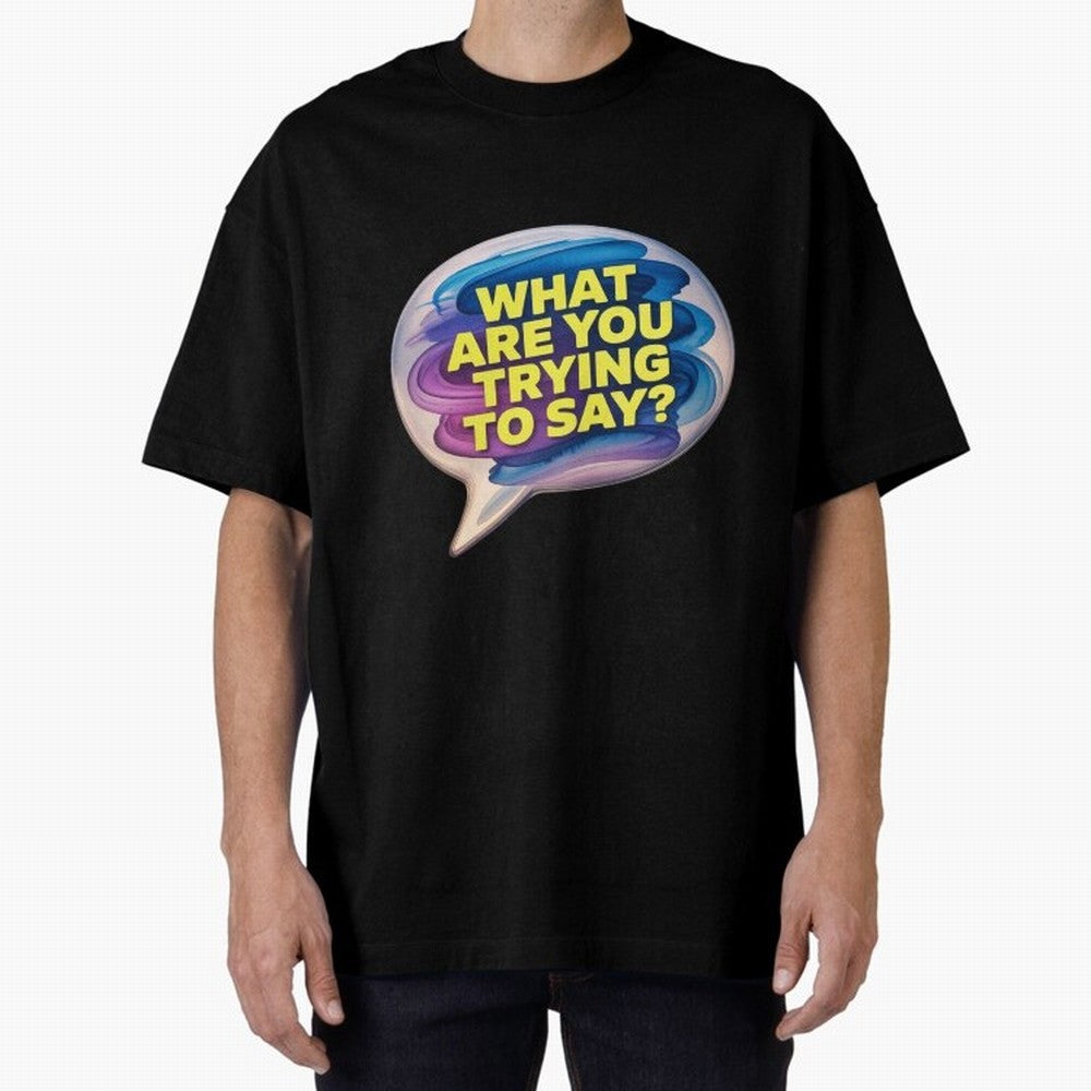 A photograph of a vibrant, oversized speech bubble Oversized T-Shirt Support Your Favorite Stars during FIFA World Cup 2026 for Fans of Messi, CR7 and Mbappe and England, Bringing Soccer Culture, Superstar Moments, National Team Dreams and