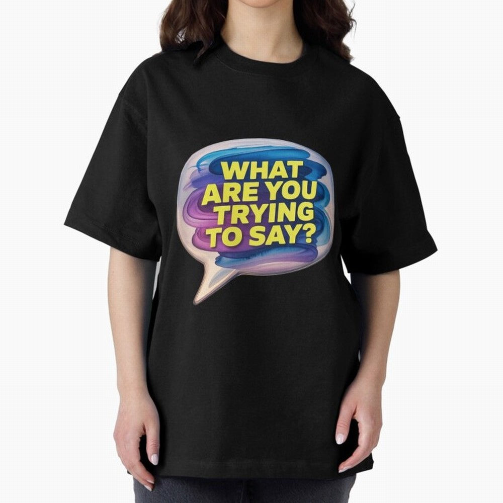 A photograph of a vibrant, oversized speech bubble Oversized T-Shirt Support Your Favorite Stars during FIFA World Cup 2026 for Fans of Messi, CR7 and Mbappe and England, Bringing Soccer Culture, Superstar Moments, National Team Dreams and