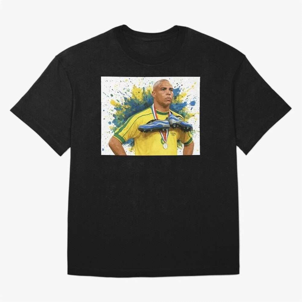 Ronaldo, O Fen?meno Oversized T-Shirt Turn Up for Global Football Passion for FIFA World Cup 2026 Group Stage, Made for Mbappe, Spain and Netherlands, Goal Celebration Energy, Supporter Heritage, Football Icons and Worldwide Tournament Joy; Great