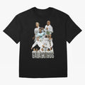 Real Madrid Galacticos Soccer Legends Collage Poster Oversized T-Shirt Capture Stadium Memories from Match Day Hype around FIFA World Cup 2026 USA Canada Mexico, Cristiano Ronaldo, Haaland and CR7, Argentina and Brazil, Football Festival
