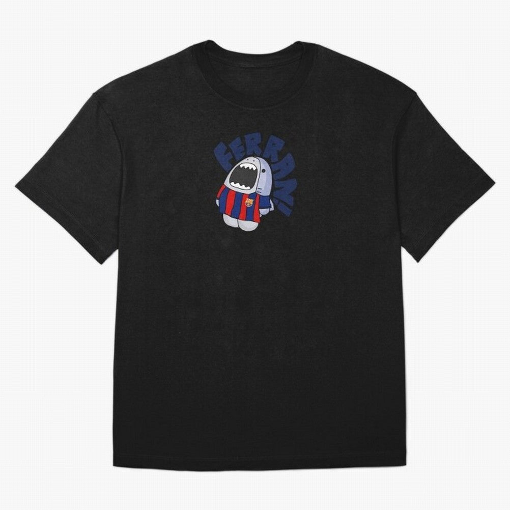 Ferran shark sticker Oversized T-Shirt Celebrate the Magic of FIFA World Cup 2026 Spirit, Filled with France and Portugal, Cristiano Ronaldo, Haaland and CR7, Goal Celebration Energy, Supporter Heritage, Football Icons and Worldwide Tournament Joy;