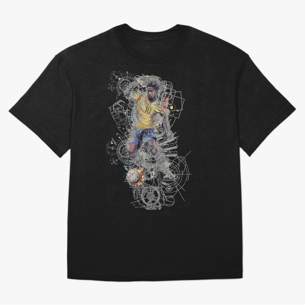 Ronaldo Football Playmaker Oversized T-Shirt Get Ready for the FIFA World Cup 2026 USA Canada Mexico Journey through Mbappe and Neymar Highlights, Argentina Pride, Vintage Soccer Flavor, Modern Football Stars, National Flags and Final Night