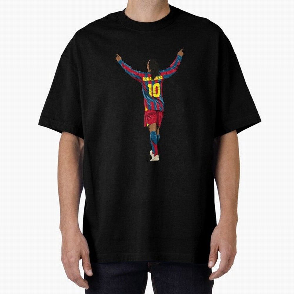 Ronaldinho Oversized T-Shirt Celebrate Rivalries and Pride in the FIFA World Cup 2026 USA Canada Mexico Journey through Neymar, Haaland and Cristiano Ronaldo Highlights, Portugal Pride, Football History, Final Match Energy, Crowd Noise and Once in