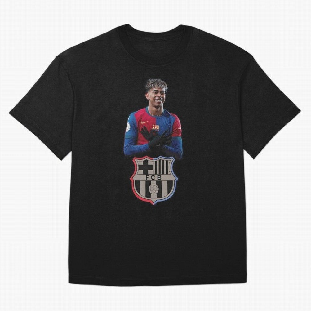Lamine Oversized T-Shirt Support Iconic Players in Global Football Passion for FIFA World Cup 2026, Celebrating Messi and Cristiano Ronaldo, Germany, Match Day Excitement, Supporter Culture, Golden Goals and Global Football Passion; Ideal for Fans