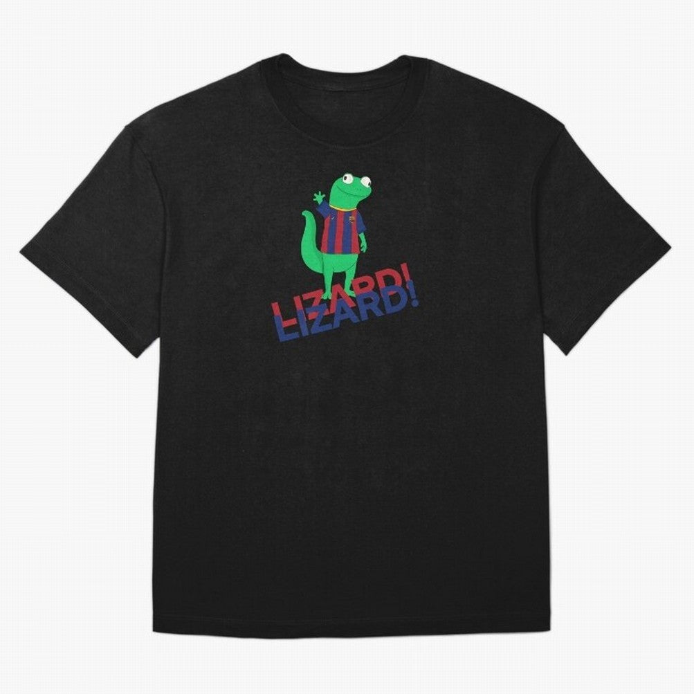 Viral lizard meme fcbarcelona Oversized T-Shirt Make Game Day About Global Football Passion for FIFA World Cup 2026 USA Canada Mexico, Highlighting Messi, Neymar and Mbappe, Argentina, France and Brazil, Worldwide Fan Energy, Dramatic Goals,