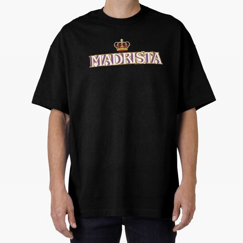 Madrista - Real Madrid Oversized T-Shirt Celebrate Classic Football Spirit in the FIFA World Cup 2026 USA Canada Mexico Journey through Neymar, Haaland and Cristiano Ronaldo Highlights, England and Germany Pride, Tournament Hype, Historic Matchups,