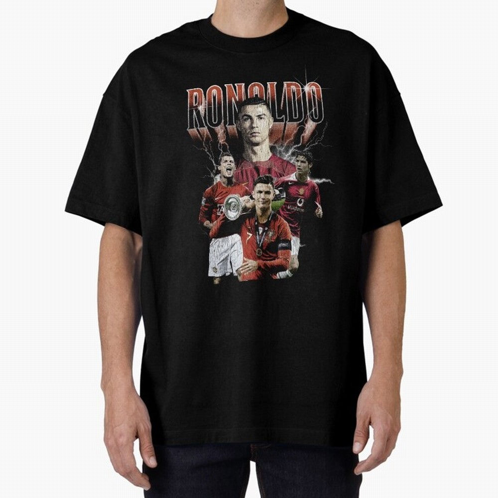 CR7 Vintage T-Shirt Oversized T-Shirt Represent FIFA World Cup 2026 Group Stage for Fans of Mbappe and Neymar and Spain and Netherlands, Bringing Global Supporter Spirit, Legendary Goals, National Colors and Tournament Celebration; Ideal for