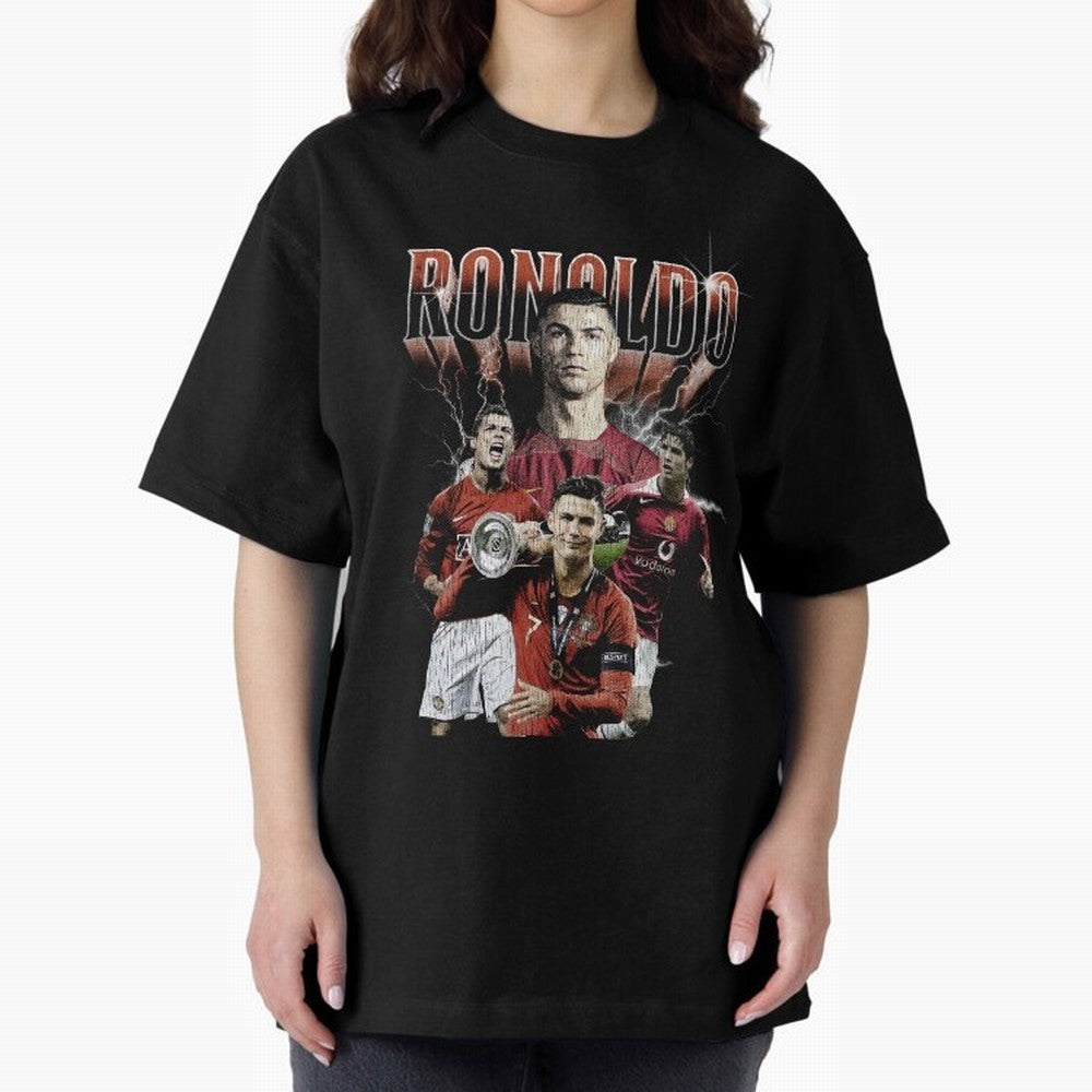 CR7 Vintage T-Shirt Oversized T-Shirt Represent FIFA World Cup 2026 Group Stage for Fans of Mbappe and Neymar and Spain and Netherlands, Bringing Global Supporter Spirit, Legendary Goals, National Colors and Tournament Celebration; Ideal for
