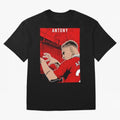 Antony Oversized T-Shirt Share the Excitement of FIFA World Cup 2026 USA Canada Mexico for Fans of Messi and Spain, Bringing Champion Mindset, Group Stage Buzz, Knockout Tension and Passionate Fan Culture; Built for Supporters Chasing Trophy