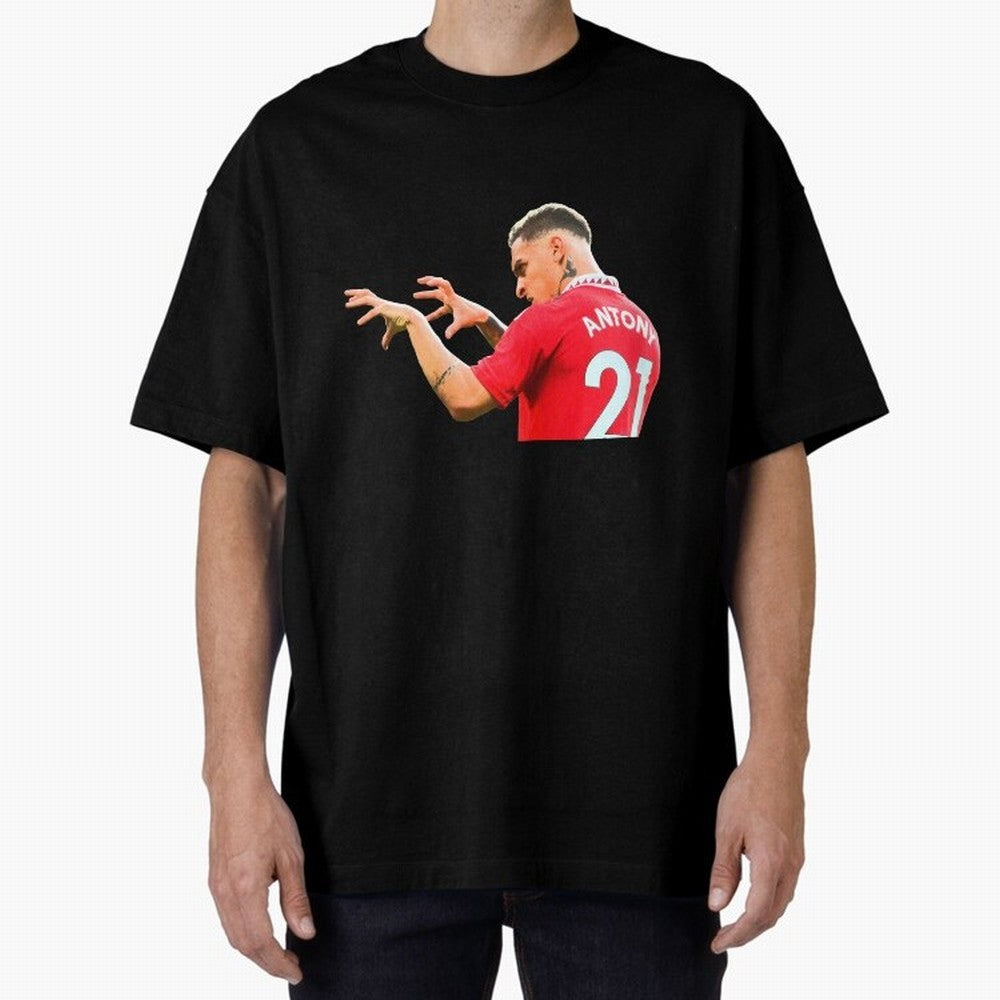Antony Oversized T-Shirt Keep Football History Alive during the FIFA World Cup 2026 USA Canada Mexico Journey through Mbappe Highlights, France Pride, Championship Spirit, Famous Goals, Roaring Crowds and International Football Unity; Perfect for