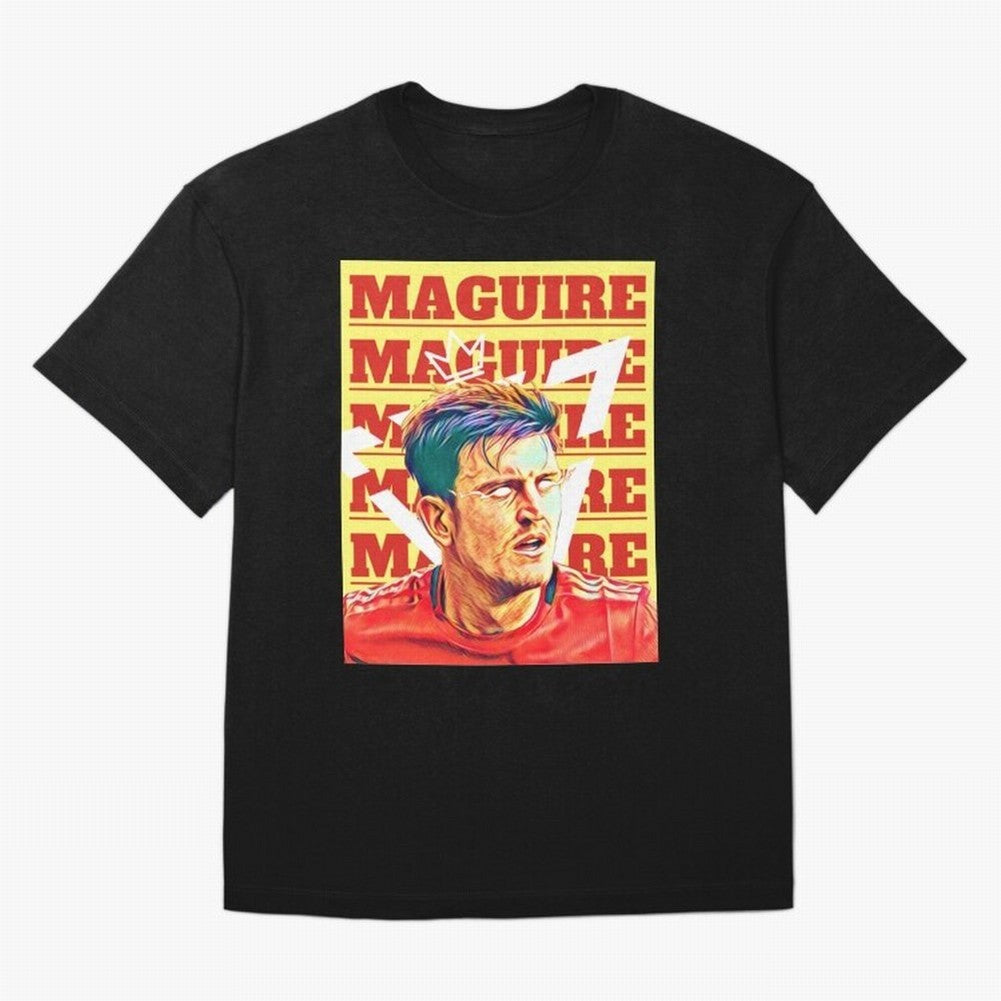HARRY MAGUIRE, THE CAPTAIN Oversized T-Shirt Remember the FIFA World Cup 2026 USA Canada Mexico Journey through Messi, Neymar and Mbappe Highlights, Argentina, France and Brazil Pride, Supporter Pride, Iconic Celebrations, Legendary Names and