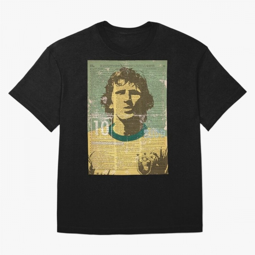 ZICO Oversized T-Shirt Honor the Beautiful Game during Match Day Hype around FIFA World Cup 2026 Group Stage, Messi, CR7 and Mbappe, Brazil, Portugal and Argentina, Game Day Rituals, Football Legends, Country Pride and the Road to the Final; Made