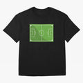Football Pitch Oversized T-Shirt Get Ready for FIFA World Cup 2026 Group Stage for Fans of Mbappe and Portugal, Bringing Football History, Final Match Energy, Crowd Noise and Once in a Lifetime Moments; Great for Supporters Who Love Legendary