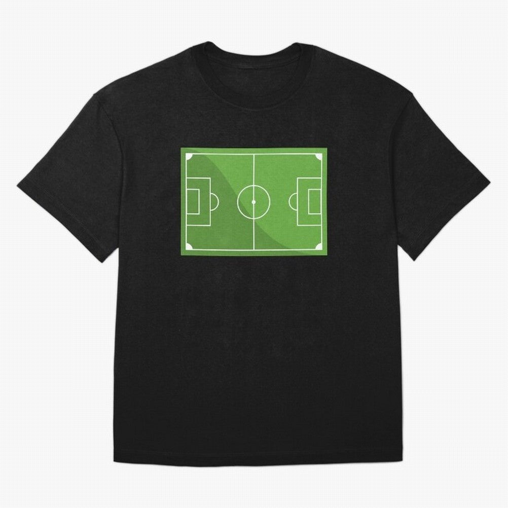 Football Pitch Oversized T-Shirt Get Ready for FIFA World Cup 2026 Group Stage for Fans of Mbappe and Portugal, Bringing Football History, Final Match Energy, Crowd Noise and Once in a Lifetime Moments; Great for Supporters Who Love Legendary
