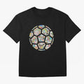 Philately Soccer Ball Oversized T-Shirt Feel the Heartbeat of Global Football Passion for FIFA World Cup 2026, Made for Messi, CR7 and Mbappe, Netherlands, Supporter Pride, Iconic Celebrations, Legendary Names and Global Match Day Energy; Perfect