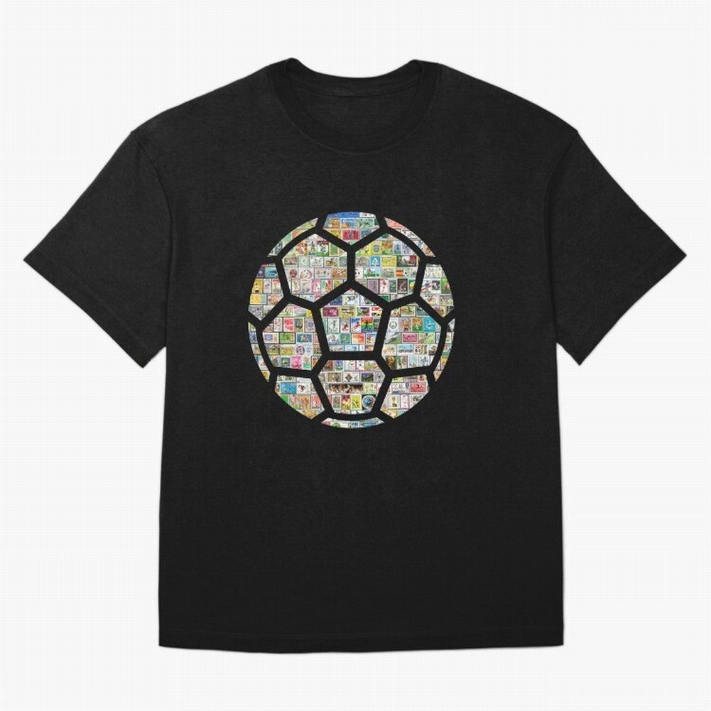Philately Soccer Ball Oversized T-Shirt Feel the Heartbeat of Global Football Passion for FIFA World Cup 2026, Made for Messi, CR7 and Mbappe, Netherlands, Supporter Pride, Iconic Celebrations, Legendary Names and Global Match Day Energy; Perfect