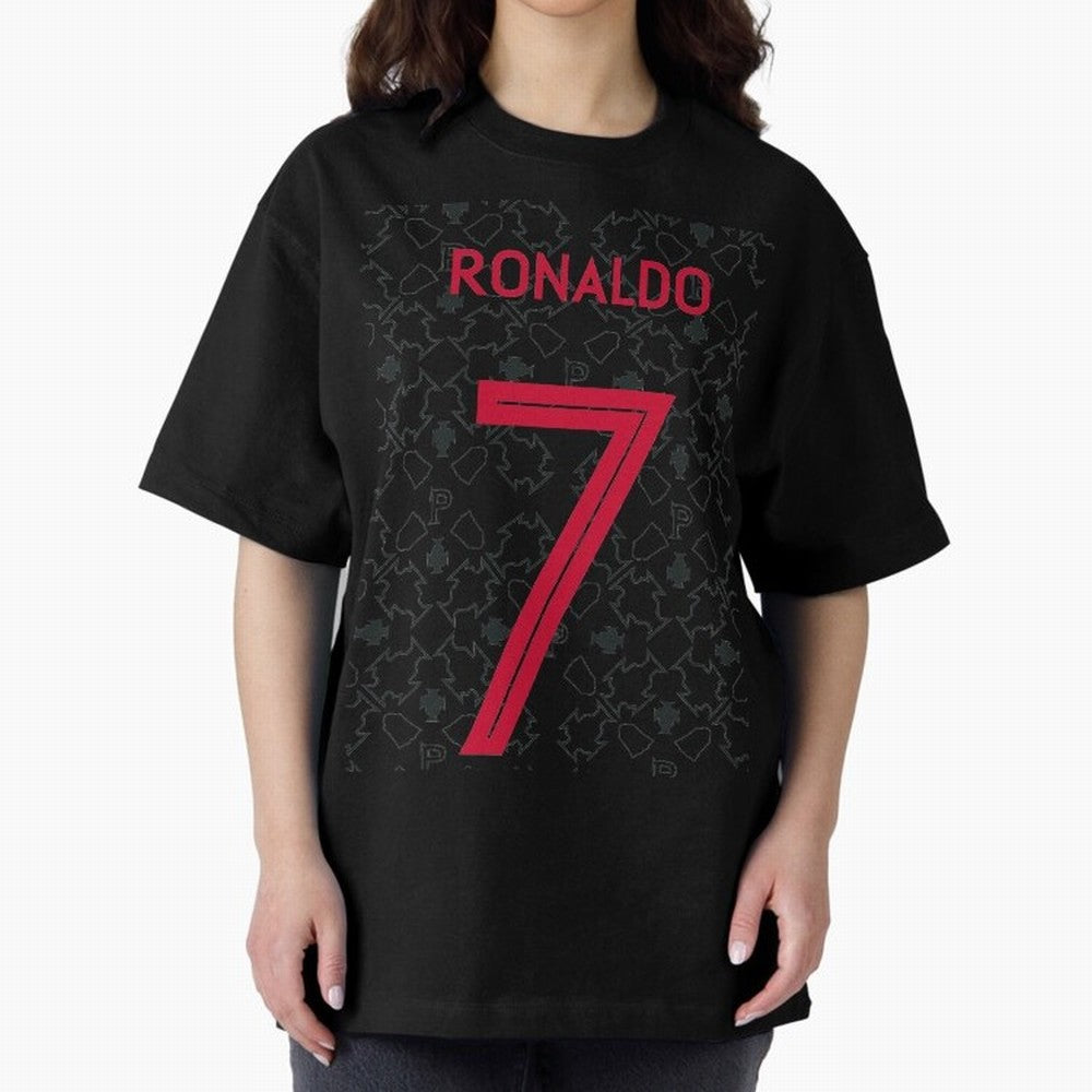 Christiano Ronaldo Portugal Away Jersey 2020 Oversized T-Shirt Celebrate National Team Dreams in the FIFA World Cup 2026 USA Canada Mexico Journey through CR7 Highlights, Germany Pride, Football History, Final Match Energy, Crowd Noise and Once in