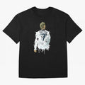 David Beckham England Captain Art Oversized T-Shirt Celebrate the Stars of FIFA World Cup 2026 USA Canada Mexico for Fans of Cristiano Ronaldo, Haaland and CR7 and England, France and Netherlands, Bringing Match Day Excitement, Supporter Culture,