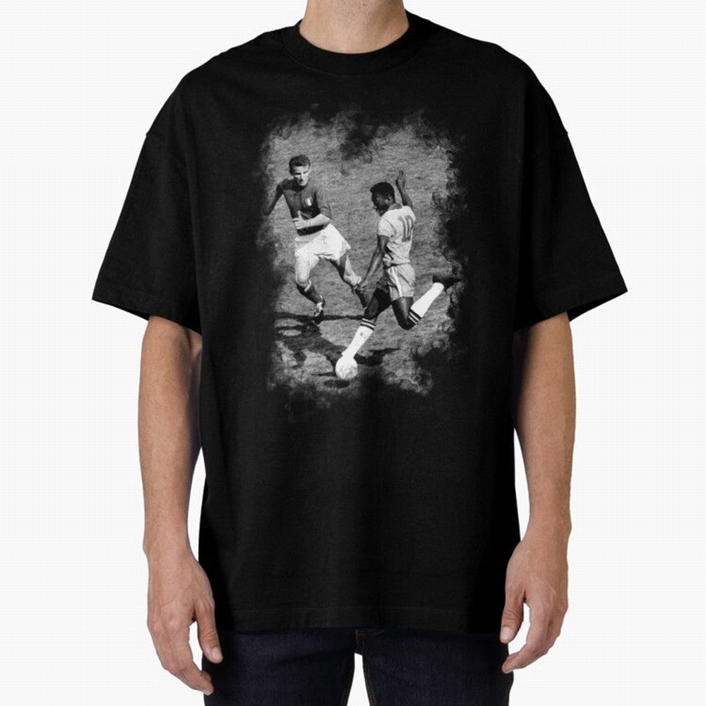 Pele Oversized T-Shirt Show Fan Pride Across the FIFA World Cup 2026 Journey through Messi Highlights, Argentina, France and Brazil Pride, Champion Mindset, Group Stage Buzz, Knockout Tension and Passionate Fan Culture; Made for Die Hard