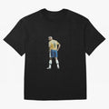 Brazilian Football Player from Milano Oversized T-Shirt Celebrate Football Heritage in Global Football Passion for FIFA World Cup 2026 Group Stage, Celebrating Haaland, England, France and Netherlands, Championship Spirit, Famous Goals, Roaring
