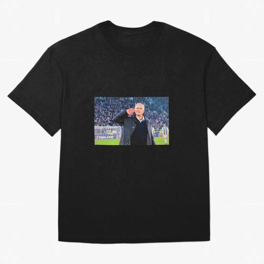 Mourinho VS Juventus Oversized T-Shirt Keep the Match Day Mood of Match Day Hype around FIFA World Cup 2026 Group Stage, Haaland, Portugal, Spain and Germany, Fan Favorite Moments, National Team Passion, Big Match Drama and Soccer History; Created